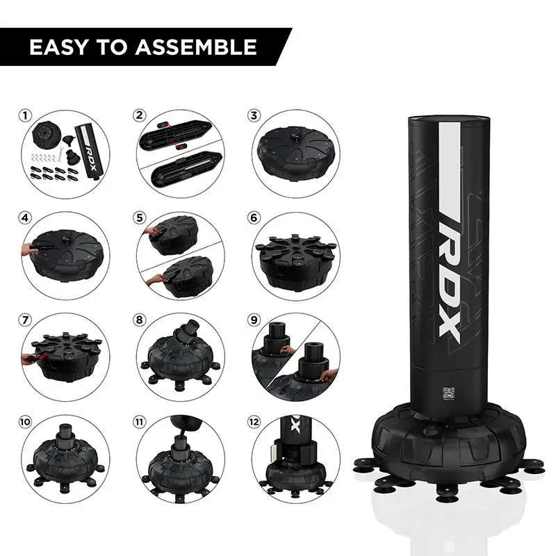 Professional Wholesale Boxing Punching Bags Free Standing - Heavy Training Boxing Punch Bag with Mitts Set For Training