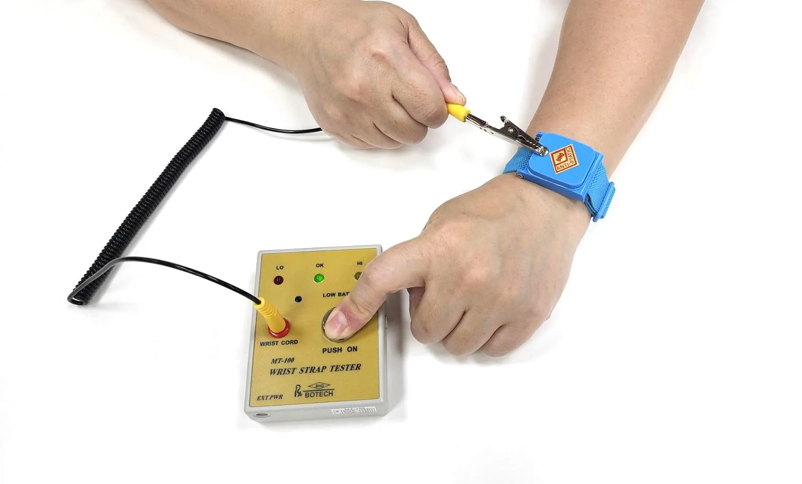MT-100 Test meter esd wrist strap tester antistatic wrist strap tester