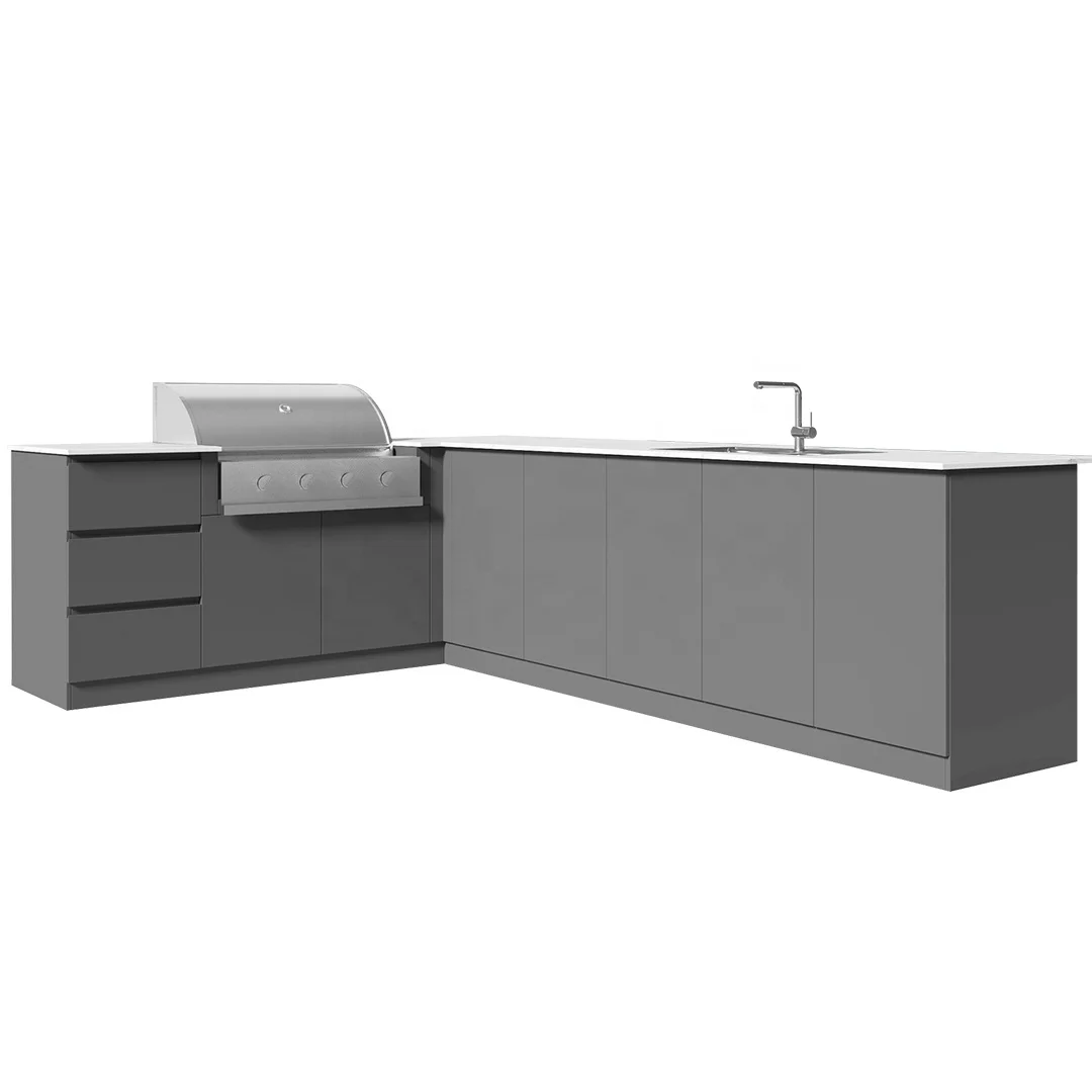 PA modern outdoor bbq designs modular stainless steel kitchen cabinets