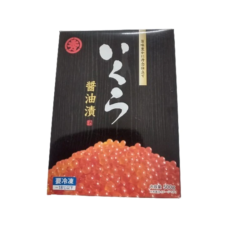 Top Quality Soy Sauce Marinated Salmon Caviar/Ikura Buy Frozen Sea Food Japanese