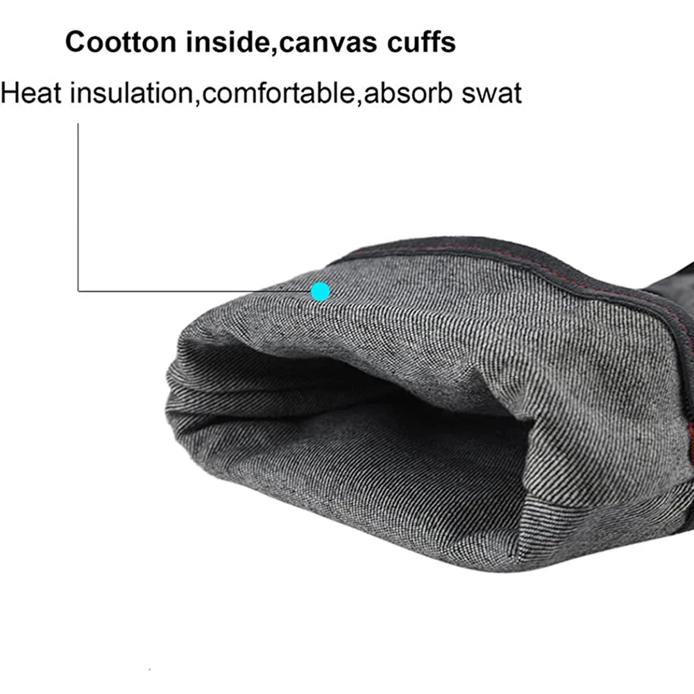 Goat Leather Welding Gloves Heat deflecting aluminized gloves