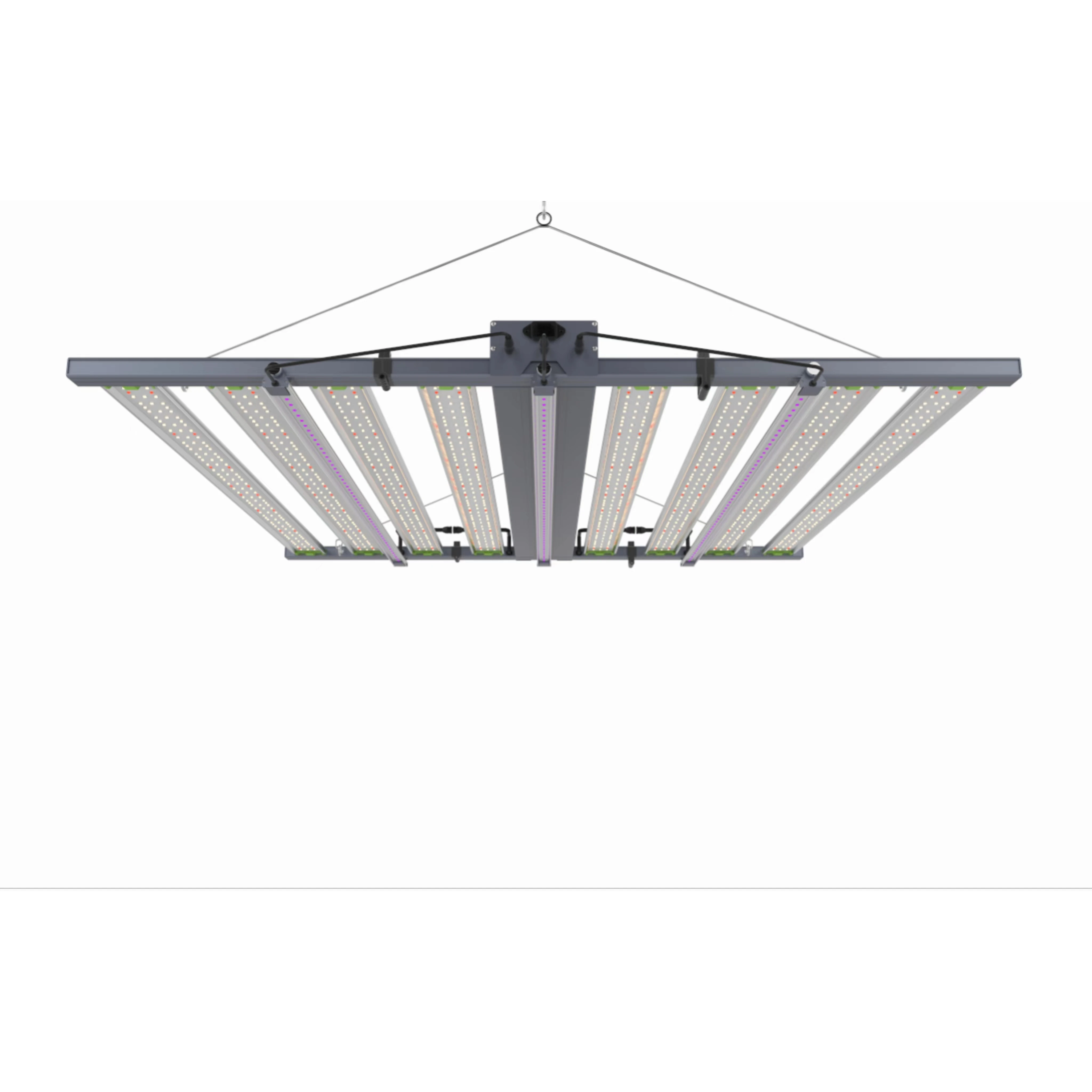 Grow4Max 3 Foldable LED Grow Light Full Spectrum UV IR 6Bar 8Bar Plus 3 UV Bar Control Separately for indoor plants
