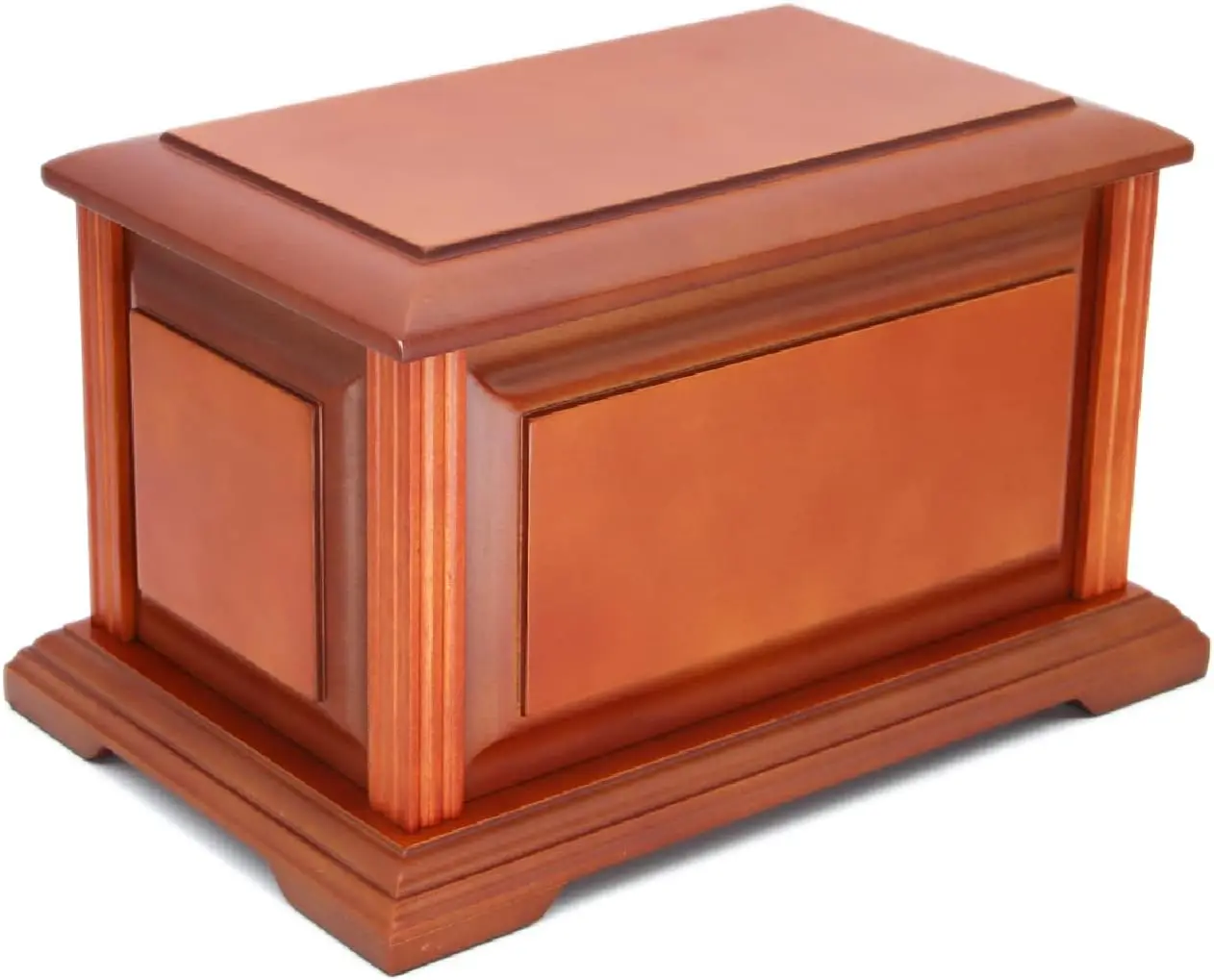 Handcrafted Large Wooden Funeral Cremation Urn Box for Human Ashes,Burial Urn for Adult up to 225lbs Burial Supplies