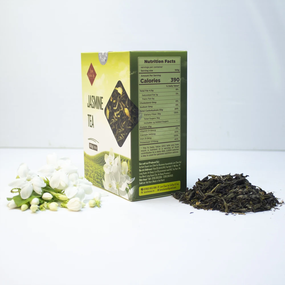 Lam Chan Au Premium Tea Jasmine Tea Leaves Competitive Price  Distinctive Flavour Food Industry ISO HACCP OEM/ ODM Wholesale
