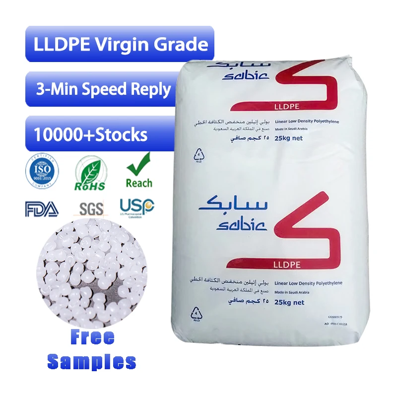 Linear Low Density Polyethylene Virgin LLDPE 118W Plastic Raw Materials for Blown Film