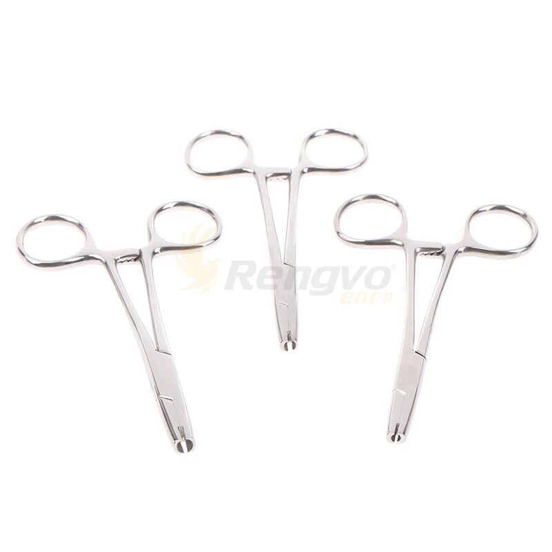 Professional Disc Forceps Body Piercing Equipment 3-5mm Dermal Anchor Holding Tool Plier Tweezers Clamp for Lip Tattoo Kits