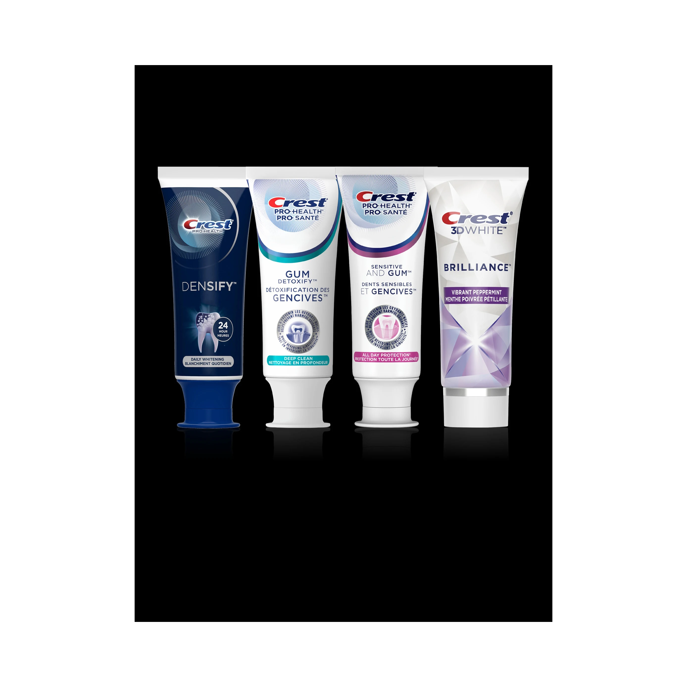 3D Radiant Mint, Teeth Whitening Toothpaste, 3.8 oz, Pack of 3