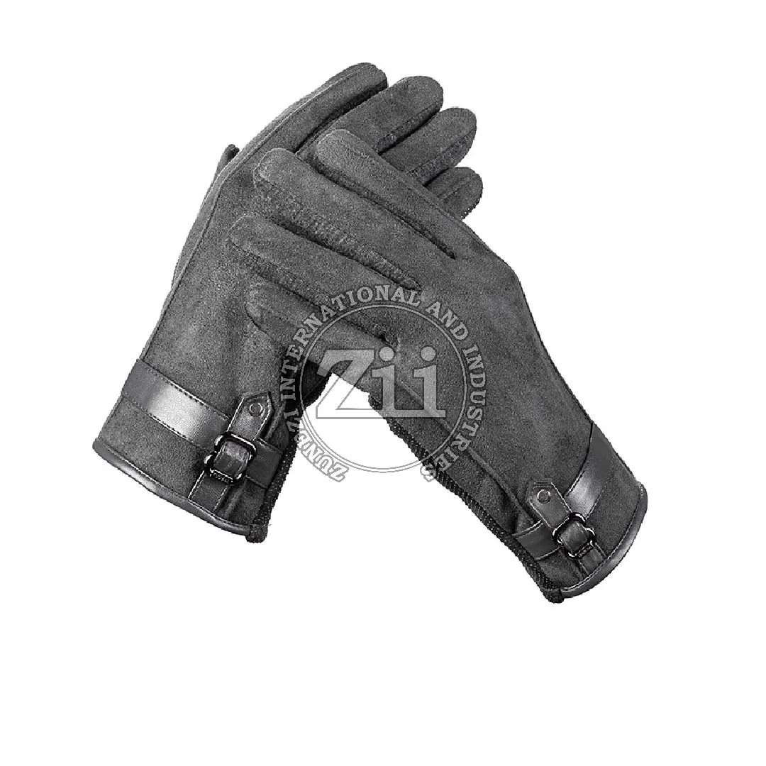 Best Sale Soft Top Quality Fashion Leather Gloves Genuine Leather Full Finger Fashion Gloves