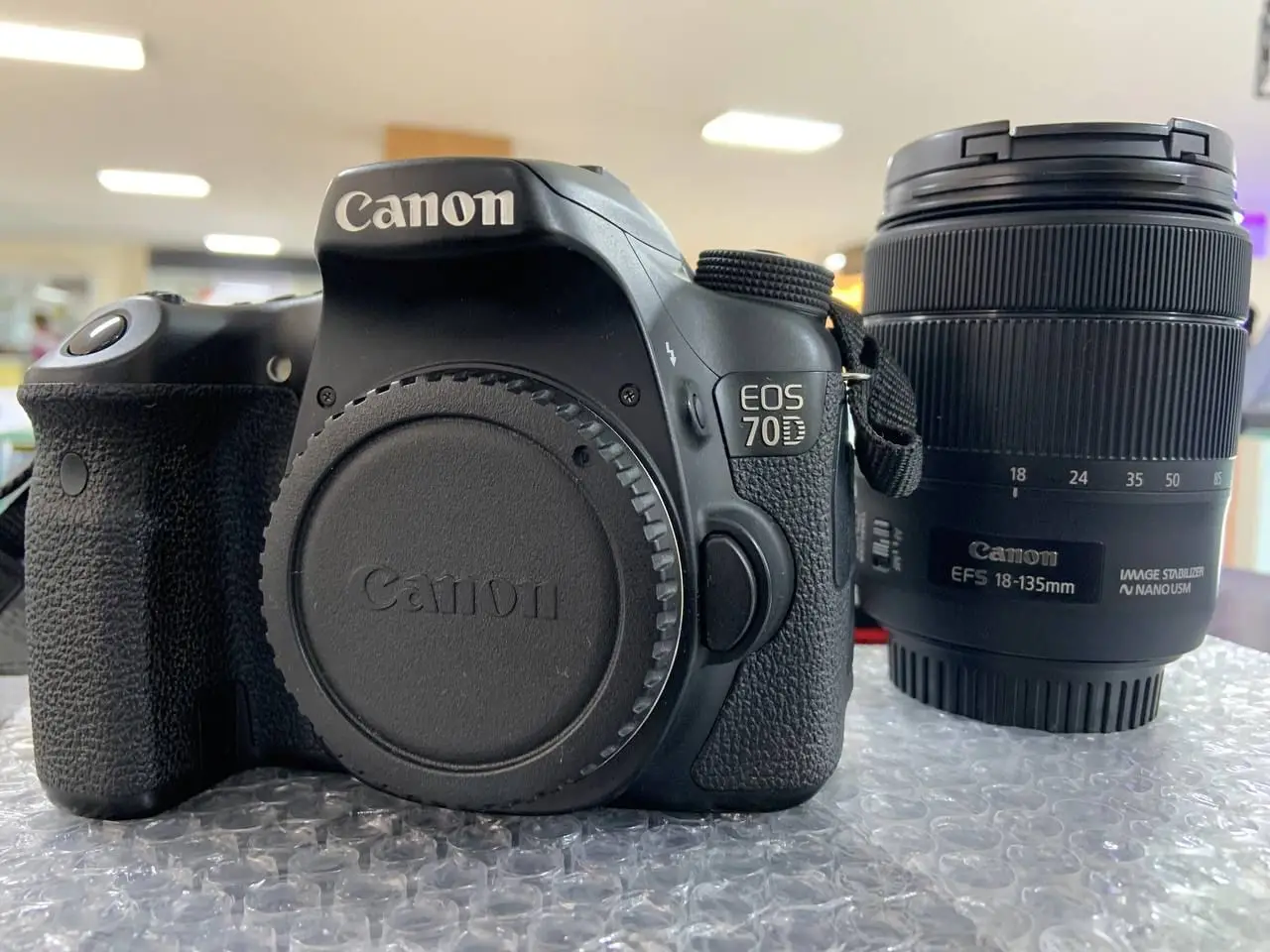Недорогой высококачественный черный дизайн высшего качества для DSLR-камеры Rebel T7 с 2 объективами 6k креплением объектива EF