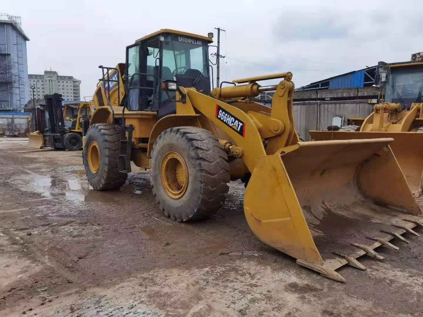 Подержанная техника колесный погрузчик CAT 966H Заводская распродажа подержанная гусеничная для продажи машина фронтального погрузчика 966h