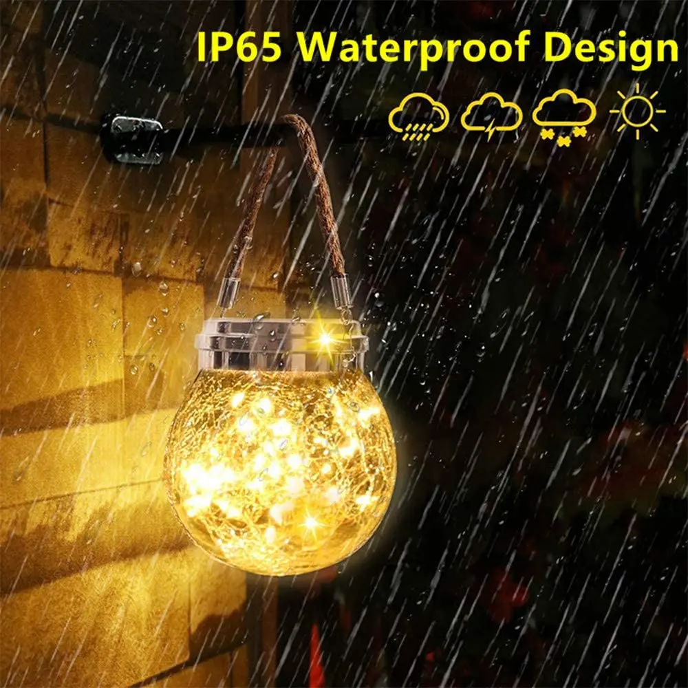 waterproof copper wire solar string lights led garden street lamp solar pool lights