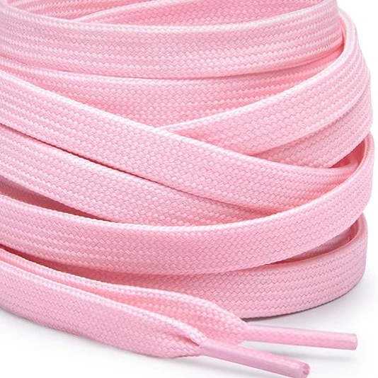 Purple Drawcord Flat shoelaces for Sneakers, Multiple Lengths and Colors Available