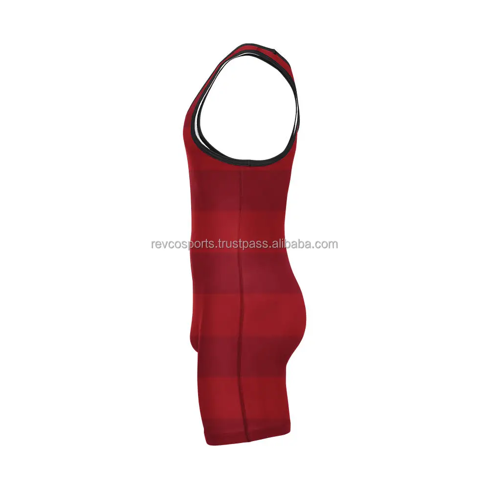 New arrival maroon wrestling singlet with custom heat transfer logo make your own wrestling singlet youth XS wrestling singlet