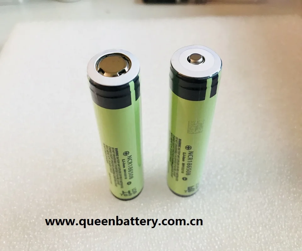 Button Top NCR18650B(w/protection)w PCB18650B Battery Cell 3400mah 3.6V 3.7V Queenbattery for Flashlight Torch Led Solar Lights