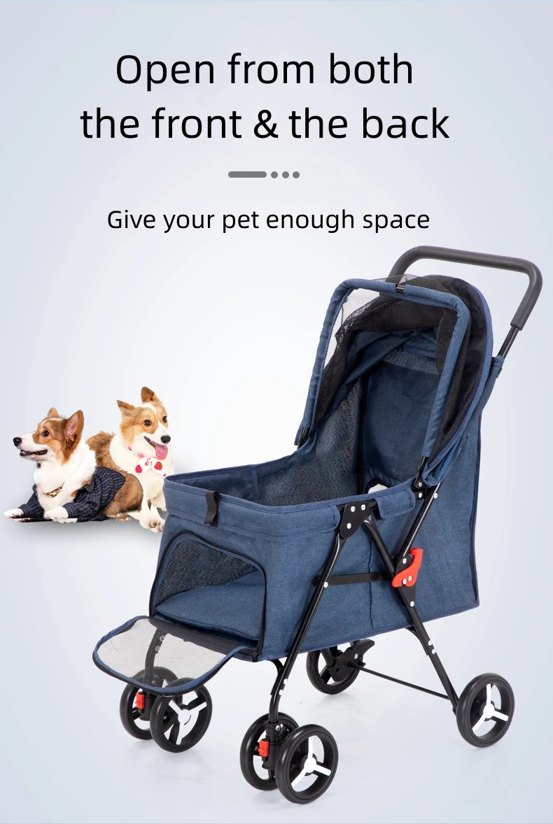 High on Demand Dog Stroller and Carrier Trolley Used for Dogs and Pets during Trip and Travelling Available at Wholesale Prices