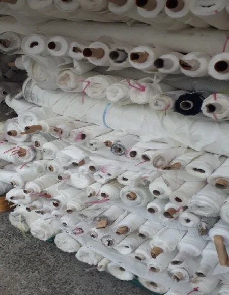 Made In Korea Best Selling POLYESTER WOVEN FABRIC GREIGE INGREY Stocklot Top quality fabric With Best Price and  Good Condition