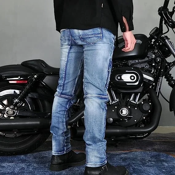 Riding Denim Pants Men Moto Jeans Protective Gear Riding Touring Motorbike Trousers Jeans Armor Protective Pants