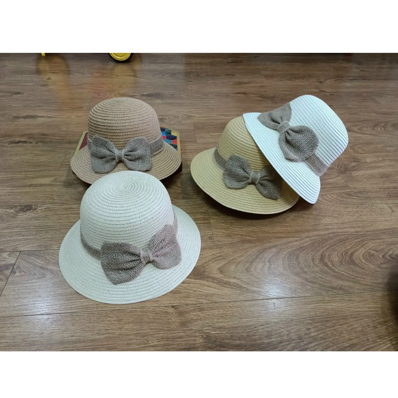 Children Unisex Cotton Fashion Accessories Four Seasons Yarn Multi Colors Casual Bucket Hats from Vietnam