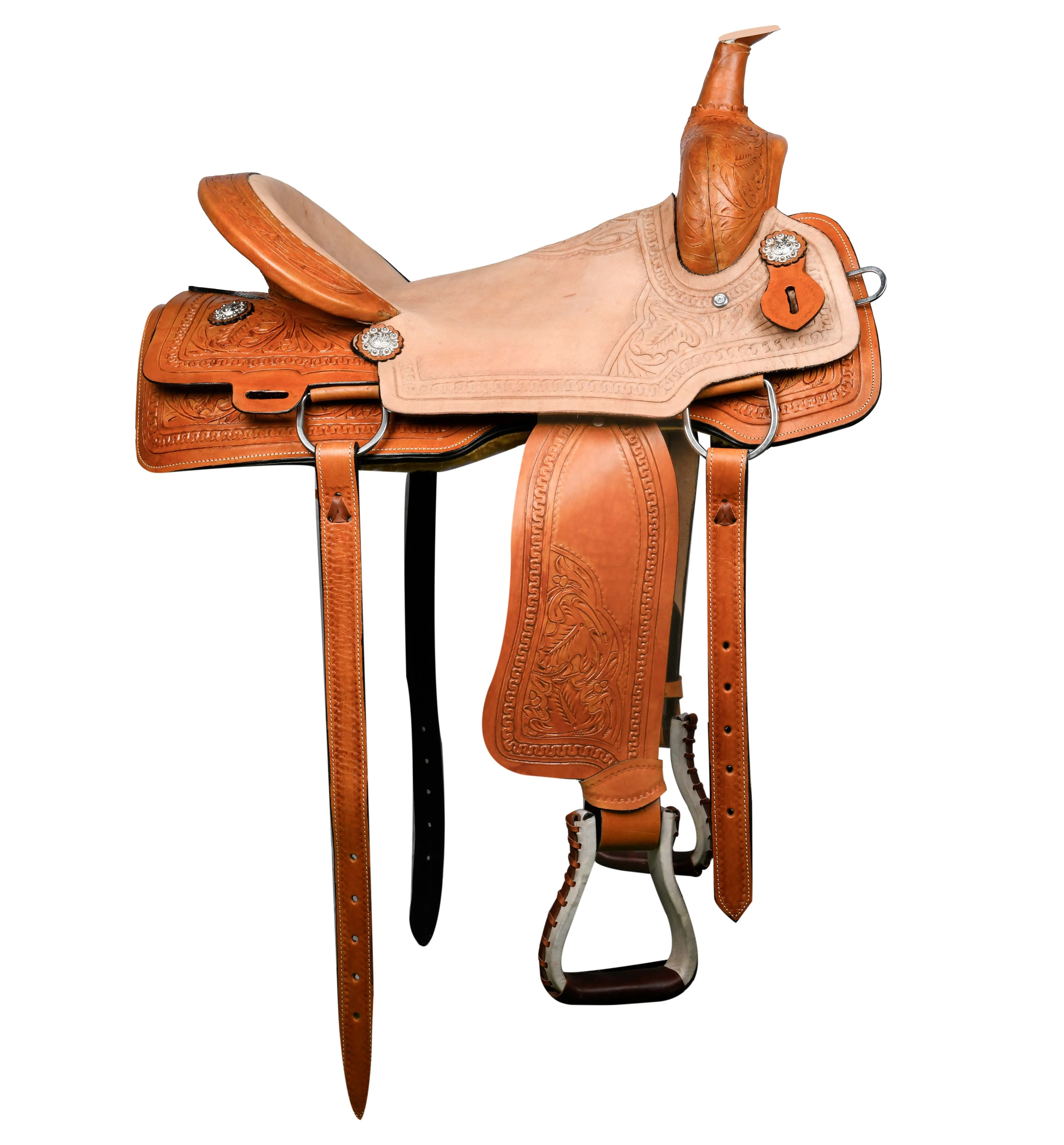 High Quality Heavy Duty Horse Saddles Leather Western Horse Saddle With Customize saddles horses western Color For Wholesaling