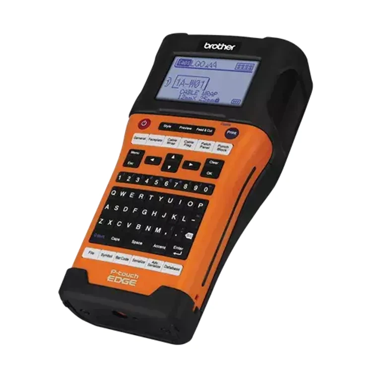 Best Quality Industrial Handheld Labeling Tool Kit Labelers Auto Cutter & Computer Connectivity for Cables, Patch Panels