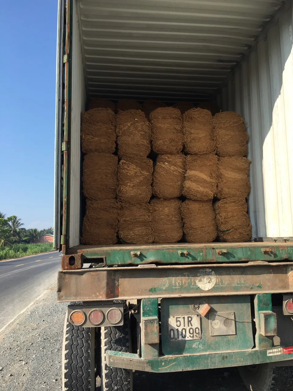 Brown Coir Net With Many Sizes Coconut Fiber Netting Made In Viet Nam By Vigi Farm