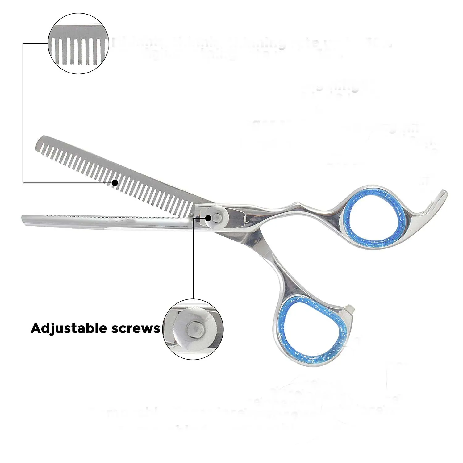 Professional Razor Edge Series Hair Cutting Scissors Set Barber Hair Cutting & Thinning Shears 6.5 Inches in High Carbon steel