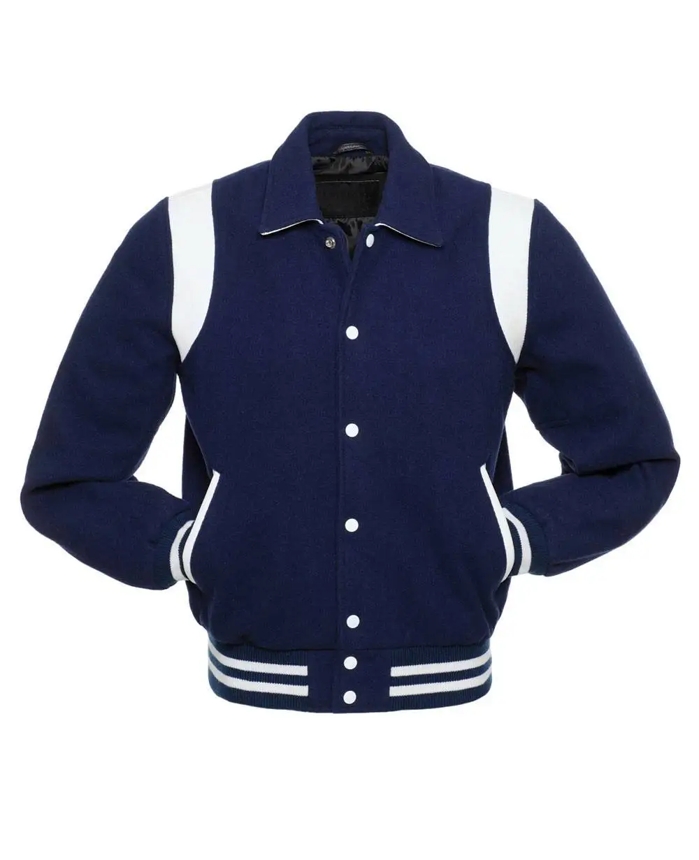 Varsity Jackets Custom Printing Long Sleeve Men Wool Jacket Men Plain Blank Varsity Letterman Jacket