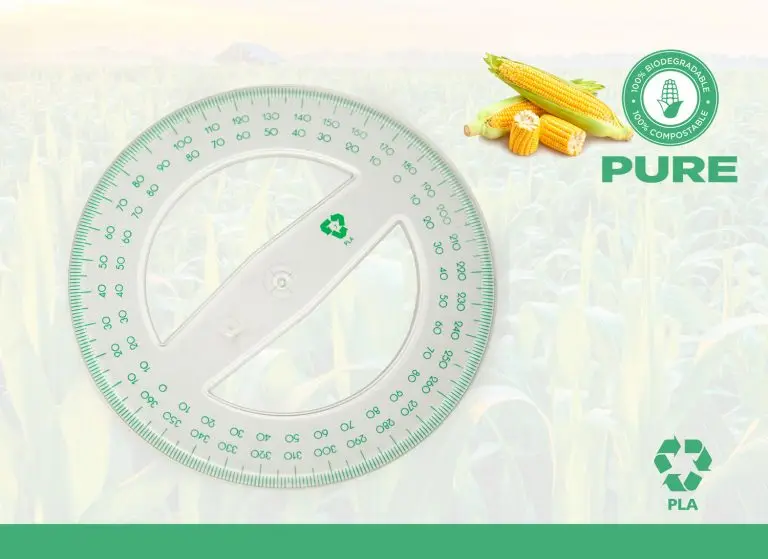 supplies school supplies stationery polylacticacid biodegradable plastic protractor 12 cm 360 degree for school