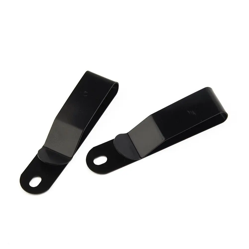 Customized Sheet Metal Spring Clips Iron Black Sheath Belt Clip Metal Manganese Steel/Spring Hook Buckle