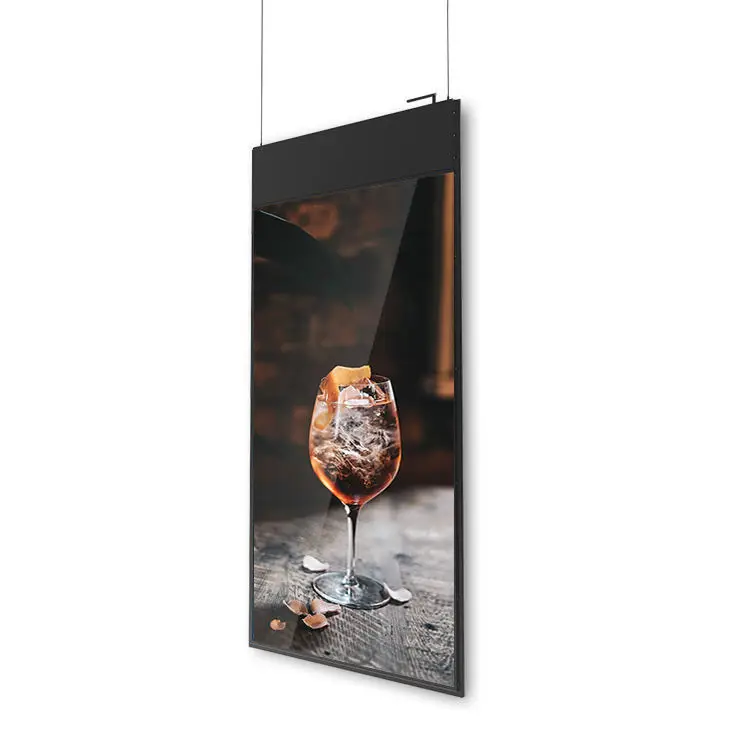 Ultra Thin Stand Dual Sides Screens Hanging Double Sided LCD Display Digital Signage Advertising Player