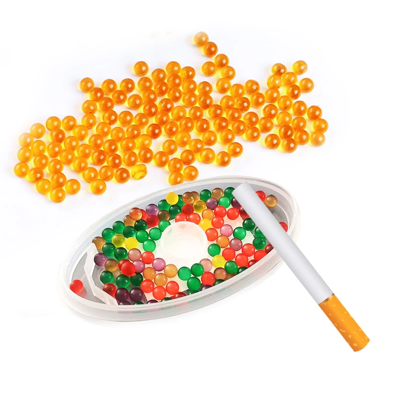 new mentho mixed fruit ball cigarettes e-cigarette orange flavor menthol smoke capsules mint peach beads  smoke