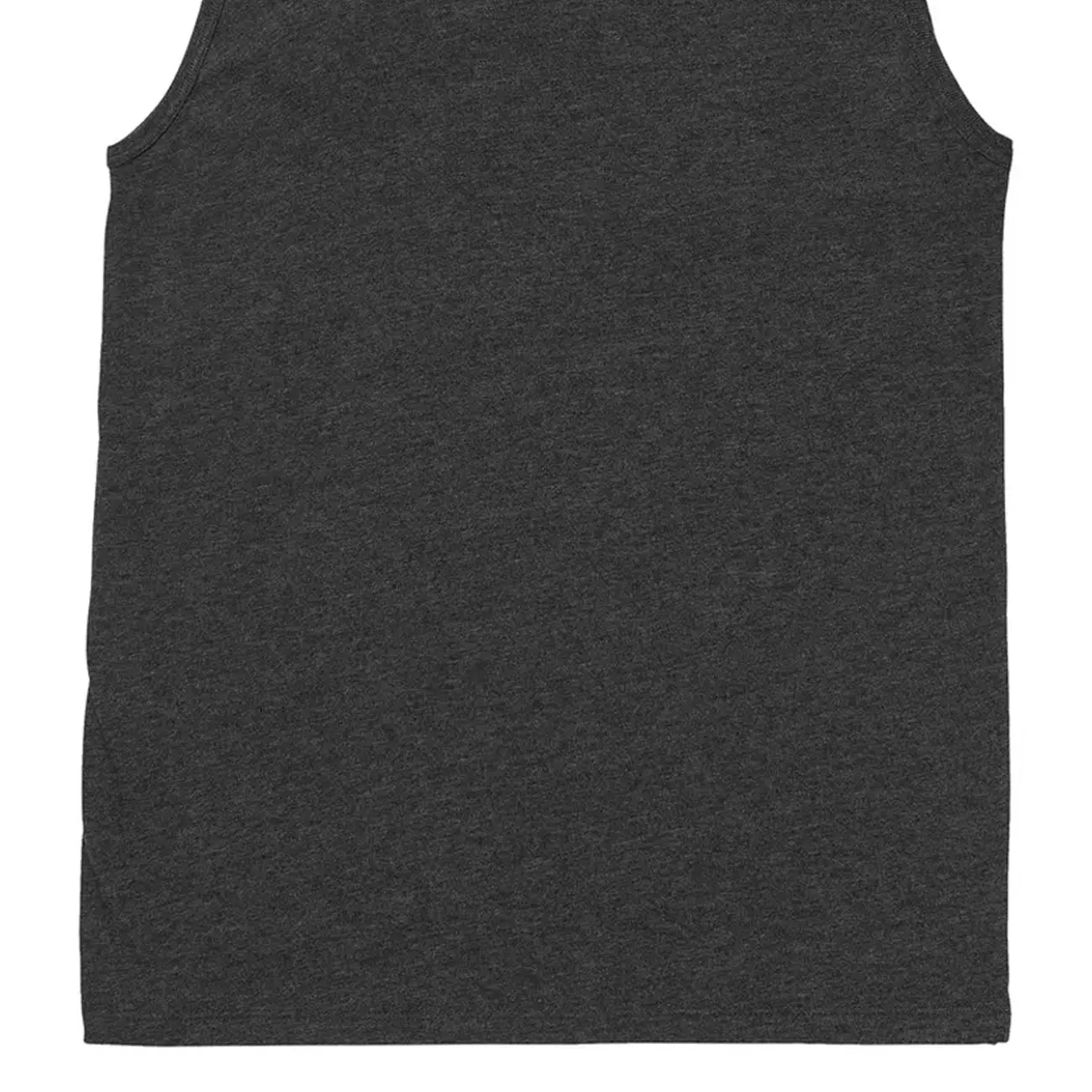 Solid Tank Tops - Relaxed and Comfortable Cotton-Blend Tank with Scoop Neck - Fitness T-Shirt Athletic Bodybuilding Muscle Tee