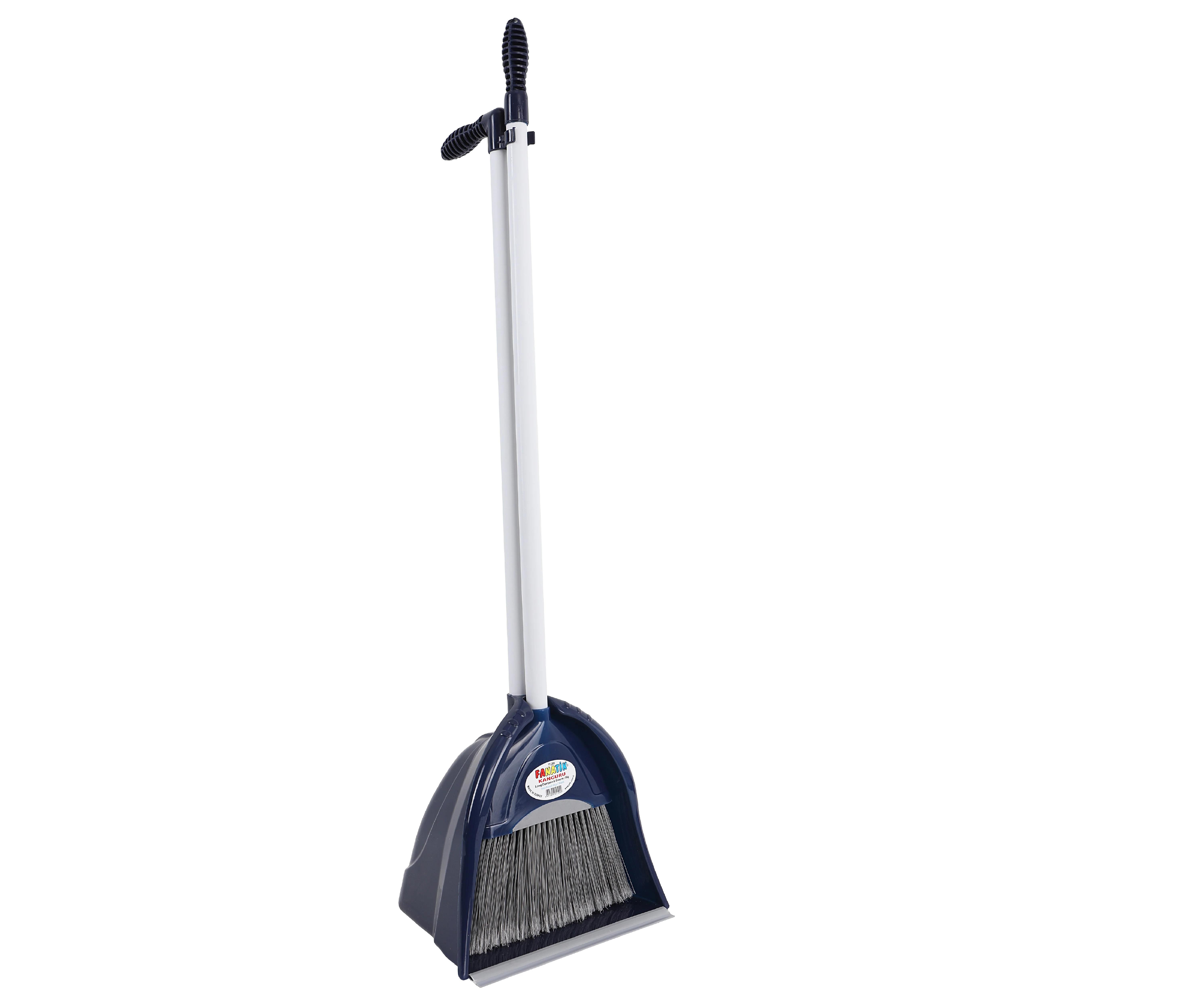 Multifunction Dust Cleaner Dustpan Broom Set Lobby Rubber Brush Long Handle Easy to Sweep Economic