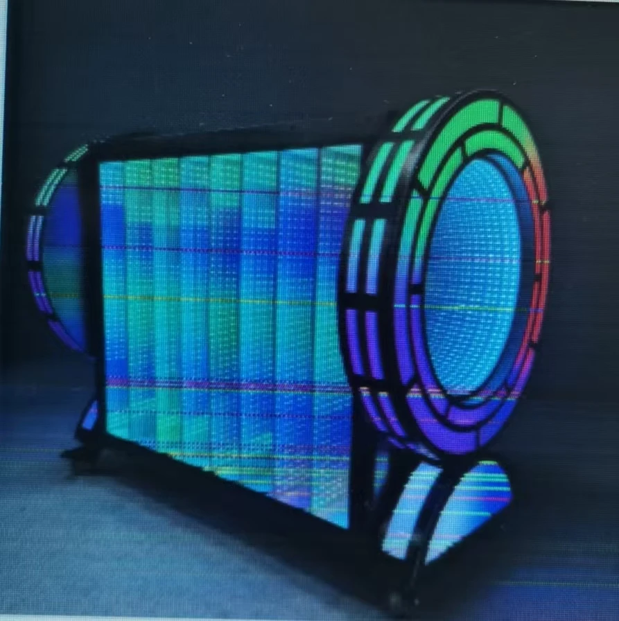 3D Infinity DJ booth Indoor Club Events Home Led DJ Booth Charming Led With Lights
