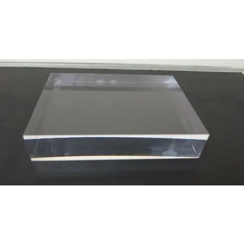 Rectangular Blocks made of Acrylic fully polished with a frosted bottom to minimise dispersion available in different sizes
