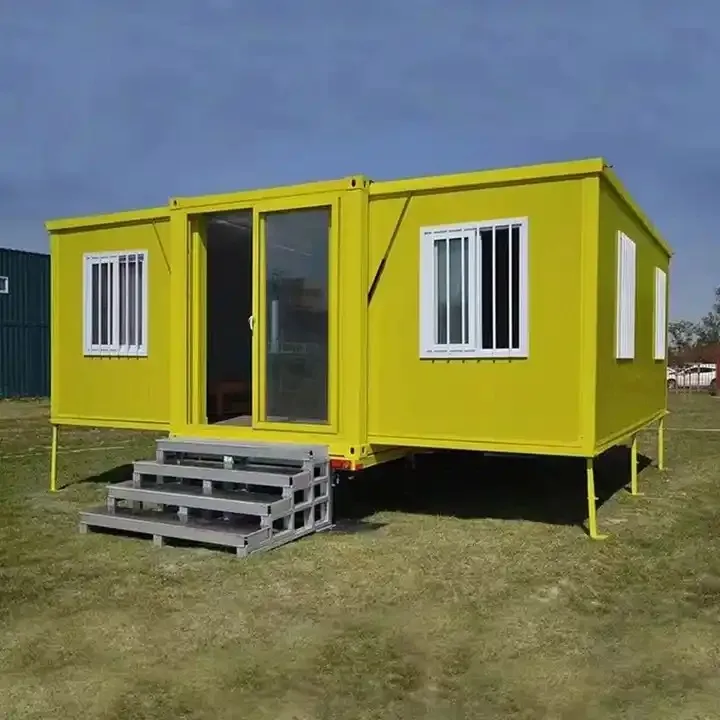 Waterproof Houses 40 Ft Expandable Mobile Home Caravan Portable Houses 2 Bedrooms 4 Bedroom Expanding Container House