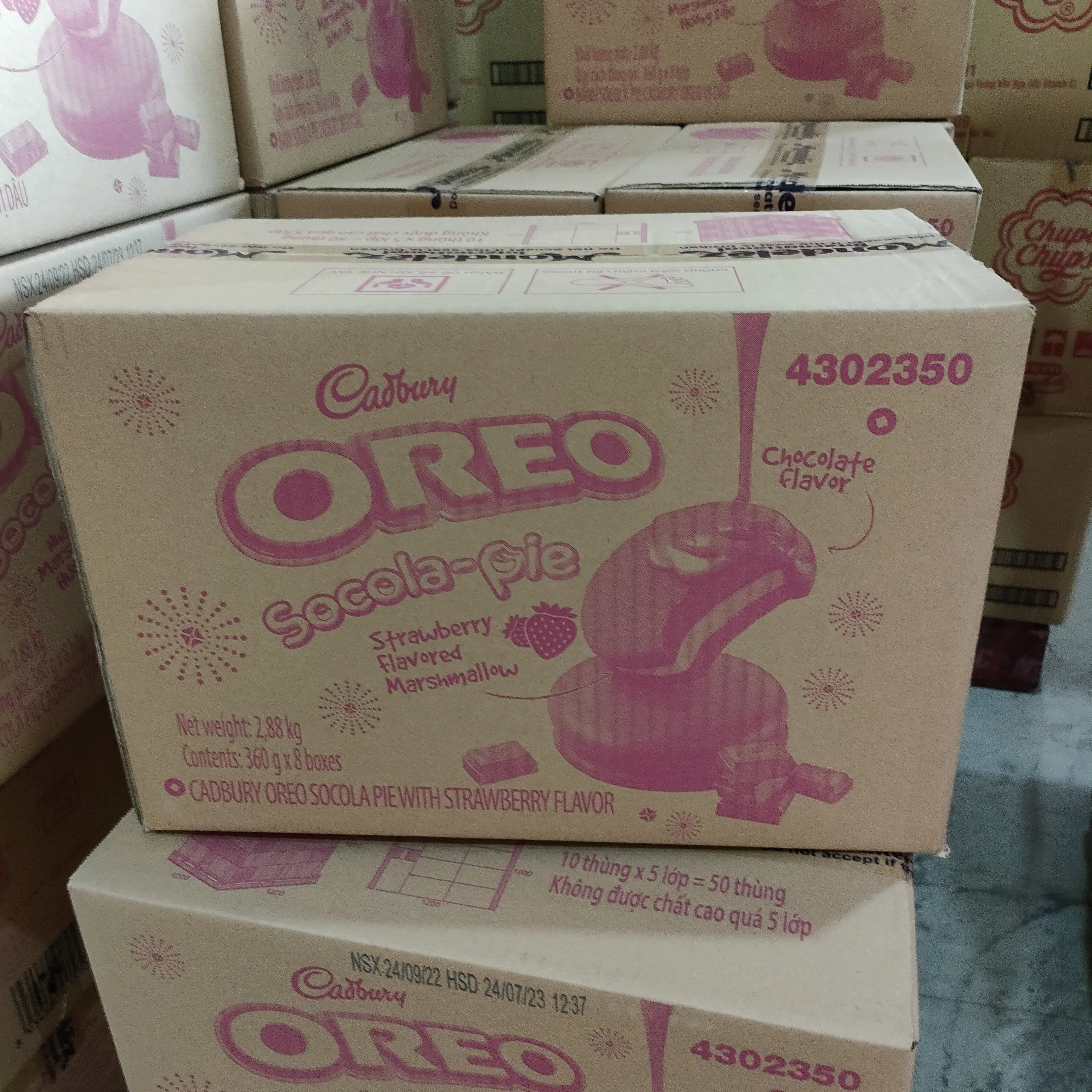 Оптовая продажа клубника Oreo Cadbury choco copie 360 г/Oreo Chocopie Marshmallow экспортер