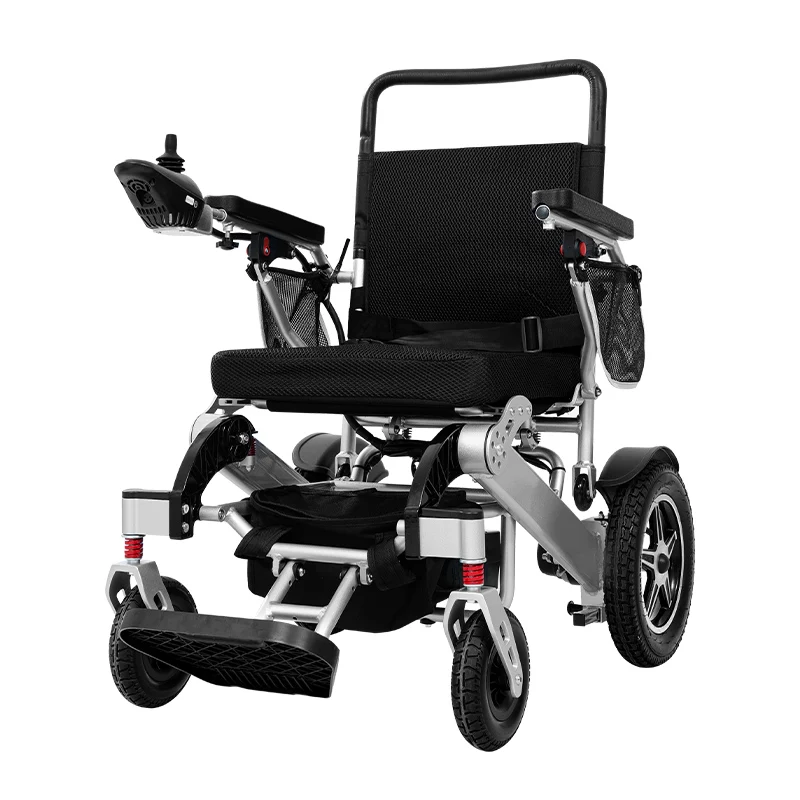 2024 Foldable Electric Wheelchair Airline Approved Portable Motorized Wheel Chair 600w Powerful Motors Lightweight Wheelchair