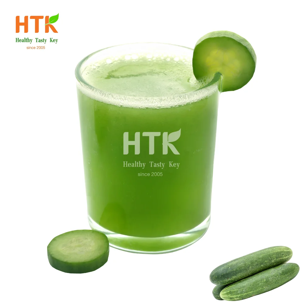 100% Organic OEM FROZEN CUCUMBER JUICE CONCENTRATE Origin In Vietnam Factory from HTK FOOD for Food & Beverage