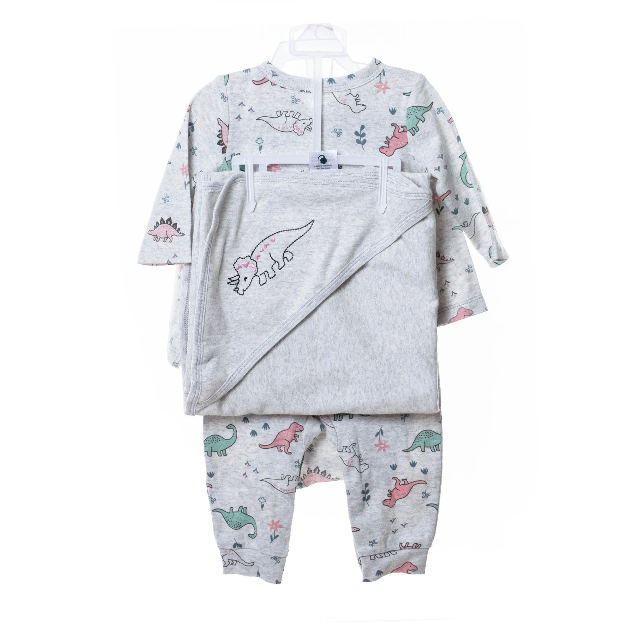 Minicoco 0-3 Months Baby Cotton Clothes 7pcs set Longs Sleeve Pajamas Underwear Suit Newborn Baby Gift Set