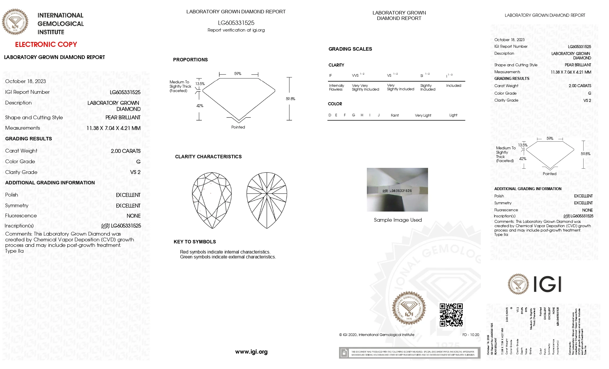 Indian Exporter of 2 CTS G Color VS2 IGI Certified Pear Cut Lab Grown Loose Diamonds for Pendant Necklace Jewelry