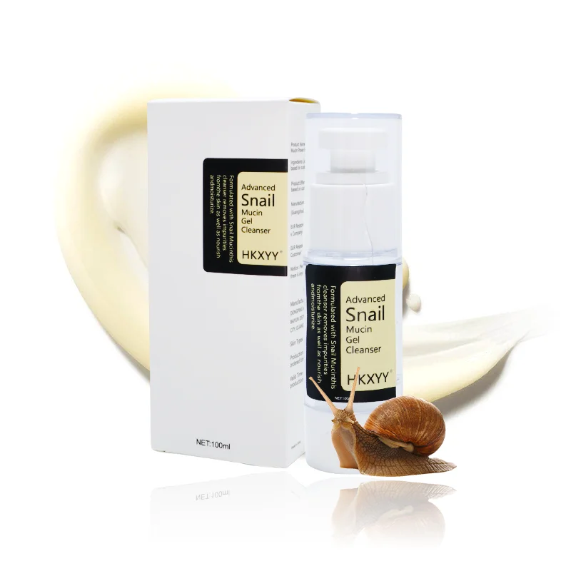 Skin Care Oil Control Deep Cleansing Moisturizing Facial Cleanser Snail Mucin Gel Moisturizing Cleanser