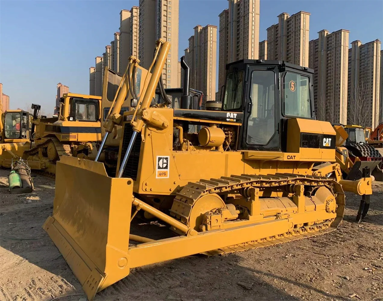 Used Original Caterpillar Bulldozer D7 of CAT D7G Dozer with Winch and ripper