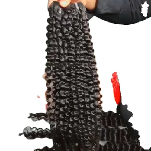 Wholesale Raw Temple Virgin Human Hair Kinky Curly Hair Extensions For Black Women By Oriental Hairs