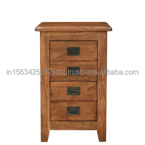 Customized modern luxury Solid Wood Cabinet Chest Bedside handmade best polish storage living room furniture and home decor