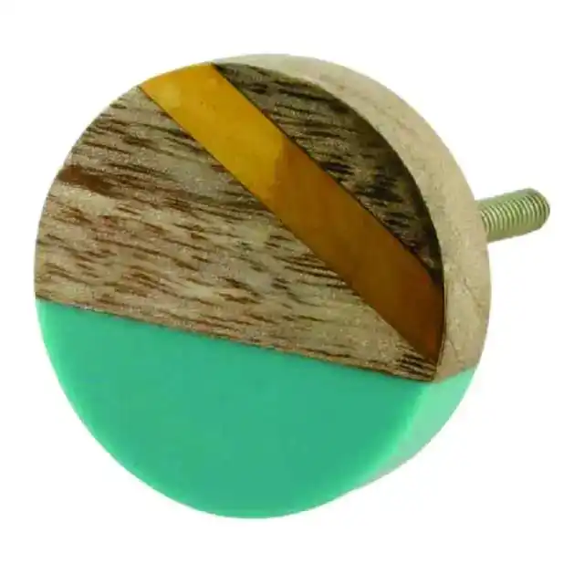 Handicraft Resin Wood Drawer Door Cabinet Knobs & Pull Handle Door Knobs at Low Price in India