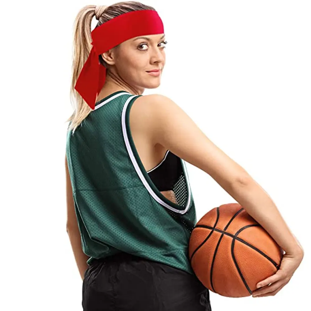 Wholesale Tennis Tie Headband Hair Band Unisex Dry Head Tie Sport Back Headband for Basketball Running Tennis Karate Athletics