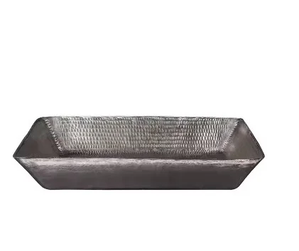 Copper Wash Basin Silverware Decorative Home Bathroom Wash Basin Sinks Hammered High Quality Bathroom Decorative Hot Arrival