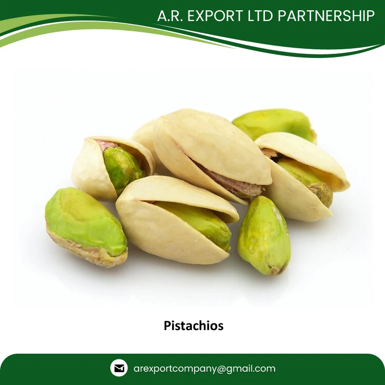 Thailand Factory Supply High Quality 100% Fresh Pistachio Dry Fruit Nuts Organic Pistachio for Sale at Low Price