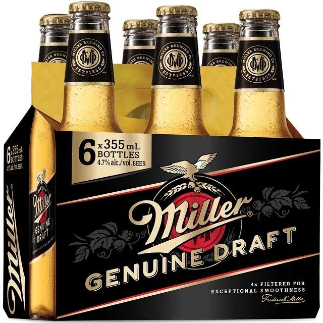 Miller High Life American Lager, 4.6% ABV, 12-pack 12oz beer bottles
